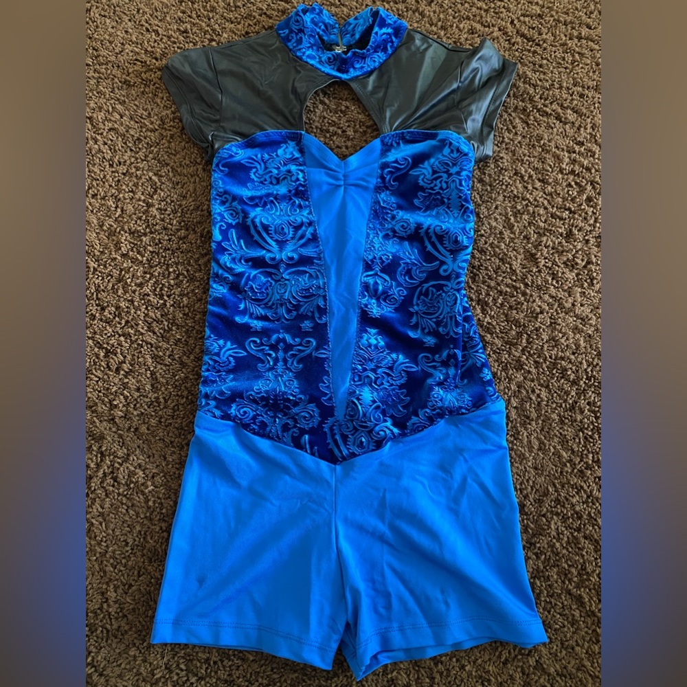 Other | Royal Blue Tapestry Dance Solo Jazz Costume | Poshmark